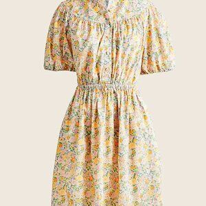 J. CREW Liberty ® Puff-sleeve shirtdress in  Elysian Day floral MEDIUM